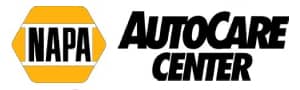 Image shows the NAPA Auto Care Center logo for Cummins Automotive & DIesel Service, a diesel truck NAPA Auto Care Center repair shop that services Ford, Dodge, GM, GMC, and Chevrolet trucks with NAPA heavy duty truck parts.